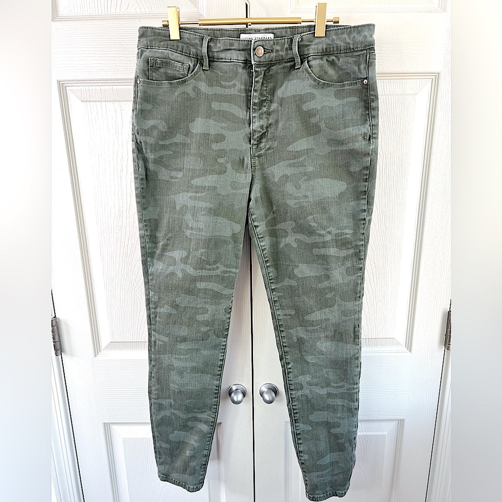 Social Standard by Sanctuary High-Rise Skinny Camo Jeans.